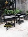 Bếp nướng sân vườn khung thép Acter tree Ck350