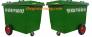 Thùng rác nhựa 660 lít giá rẻ