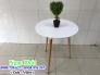 Bàn Tròn Cafe. Bàn Gỗ Cafe. Bàn Tròn 60cm.Bàn Ghế Cafe Sang Trọng.