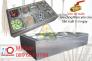 Thùng/Khung/Khay inox giữ lạnh đặt tại bàn bán trà sữa, cháo dinh dưỡng tại Đà Nẵng