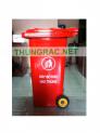cung cấp thùng rác composite 120 lit chống trộm chống cháy nổ - an toàn môi trường