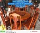 Bàn ăn tròn mâm xoay 8 ghế