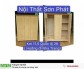 Tủ quần áo ván ép sơn bóng 1m6