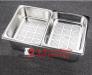 Khay/ Thau inox có lỗ phơi chén dĩa - Khay inox có lỗ đựng rau củ quả tươi sống
