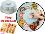 Hộp Mứt Cánh Hoa 2 Tầng 10 Ngăn Xoay + Tặng Kèm 10 Bao Li xì -MSN388414