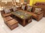 Bộ sofa góc đại gỗ hương xám xịn 5 món SFHX001