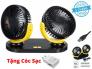 Quạt Đôi Mini Fan 360 Độ Cực Mát Tặng Kèm Cóc Sạc-MSN181357