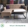 GHẾ SOFA GÓC L BỌC VẢI BỐ