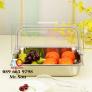 Khay buffet/ cont buffet có nắp đậy bằng nhựa mica trong suốt mở 2 chiều - HCM