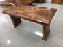Mặt bàn sofa gỗ me tây nguyên tấm dài 1.07m rộng 50cm - A19