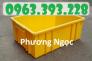 Thùng nhựa công nghiệp, thùng nhựa đặc B3, hộp nhựa đựng đồ cơ khí