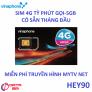 Sim 4G vinaphone có sẵn tháng đầu gọi vina miễn phí 5GB tốc độ cao