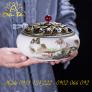 Lư xông trầm nhiều họa tiết size to