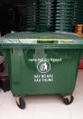 Thùng rác 660 lít nhựa hdpe bán trên toàn quốc