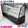 Tủ mát trưng bày bánh kem kính cong Alaska 2 tầng