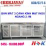 Bàn mát 3 cánh kính Berjaya 2m1 B3D/C7/7-S
