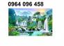 gạch ốp tường 3d mẫu tranh tùng hạc