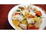 Combo : Mực xào , Cơm trắng, Canh chua, Cải ngọt xào