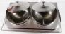 Nồi Hâm Soup Inox chữ nhật 2 Ngăn Giá Rẻ BF771L63-S