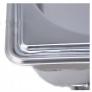 Nồi hâm buffet inox chữ nhật nắp PC 2 ngăn giá rẻ BF8811L63-2