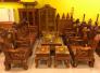 Bộ Bàn Ghế Chạm Kỳ Lân Gỗ Cẩm Lai Cẩn Ốc Tay 16