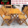 Bàn ghế cafe gổ xếp giá tại xưởng sản xuất ANH KHOA 466633