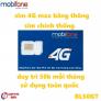 Sim 4G mobifone max băng thông duy trì 50k có sẵn tháng đầu