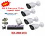 Trọn bộ 4 camera, đầu ghi hình 5in1 chuẩn nén hình ảnh H.264