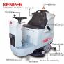 Máy chà sàn liên hợp ngồi lái Kenper HUSSAR 870B