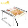 Vỉ nướng du lịch BBQ ống inox xếp gọn BB2413