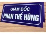 Bảng chức danh mica đế dày 10li - công ty Tân Mỹ Long