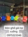 Ghế nhựa đúc thanh lý..