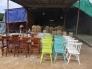 Bàn ghế gỗ cafe sân vườn giá cạnh tranh cực kỳ hấp dẫn..