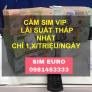 CẦM SIM SỐ ĐẸP LÃI XUÂT THẤP 63 TỈNH THÀNH 0981453333