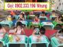 Bàn tập tô cho bé, bàn ngồi tập tô màu mầm non