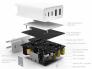 Adapter Sạc Đa Cổng HyperJuice Gan100 Charger (4 Ports 100W) Nhỏ Nhất Thê