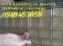 Lưới nhúng kẽm ô 25x25, 50x50, 50x100, 100x100 lưới hàn mạ kẽm