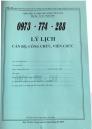 Mẫu 01a lý lịch cán bộ công chức, viên chức theo tt07