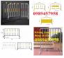 Hàng rào di động mạ kẽm, Hàng rào chắn sơn mầu 1x2m, 1,5mx2m 1,2mx2,5m