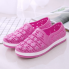 Giày nhựa chống trượt cao cấp họa tiết hoa mai - Mã số GQ00001 - Màu hồng