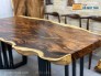 Mặt bàn gỗ me tây nguyên tấm dài 1,97m