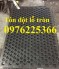 Tấm thép đột lỗ, tôn đột lỗ mạ kẽm, tấm kim loại đột lỗ