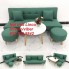 Bộ Sofa bed, sofa giường sfg10  xanh ngọc vải bố Nội thất Linco HCM giá rẻ, sofa mini diện tích nhỏ bật nằm