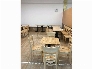Bộ bàn ghế gỗ cà phê quán ăn Ak001