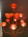 Đèn thờ led hoa sen thân đồng Đài Loan 7 bông, 9 bông giá tốt tại Hà Nội