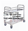 Xe đẩy inox 2 tầng
