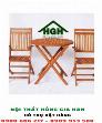 Bộ bàn ghế gỗ chân xếp HGH5