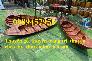 Thuyền gỗ biểu diễn, thuyền trang trí hoa tết 2m, 3m, 4m