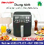 Nồi Chiên Không Dầu 5.5L Sharp KF-AF55EV-BK Chính Hãng