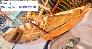 Thuyền gỗ 3m trưng bày, trang trí